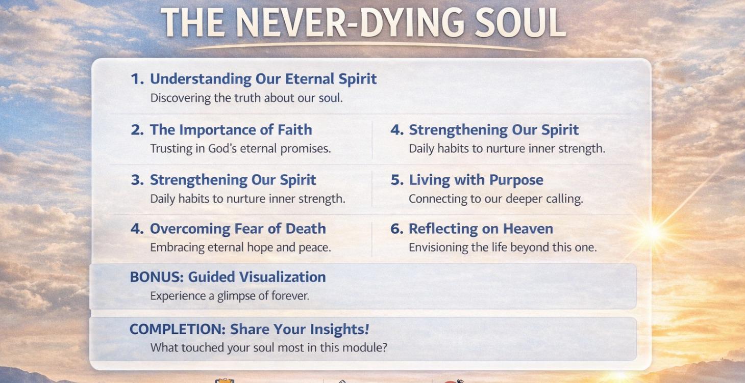 THE NEVER DYING SOUL