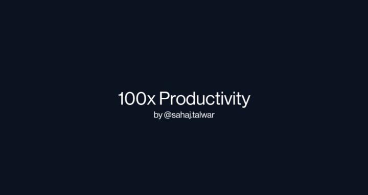 100x Productivity Club