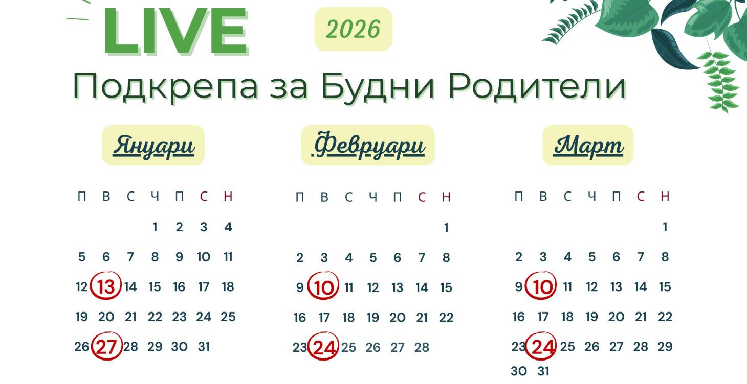 LIVE Подкрепа за Будни Родители