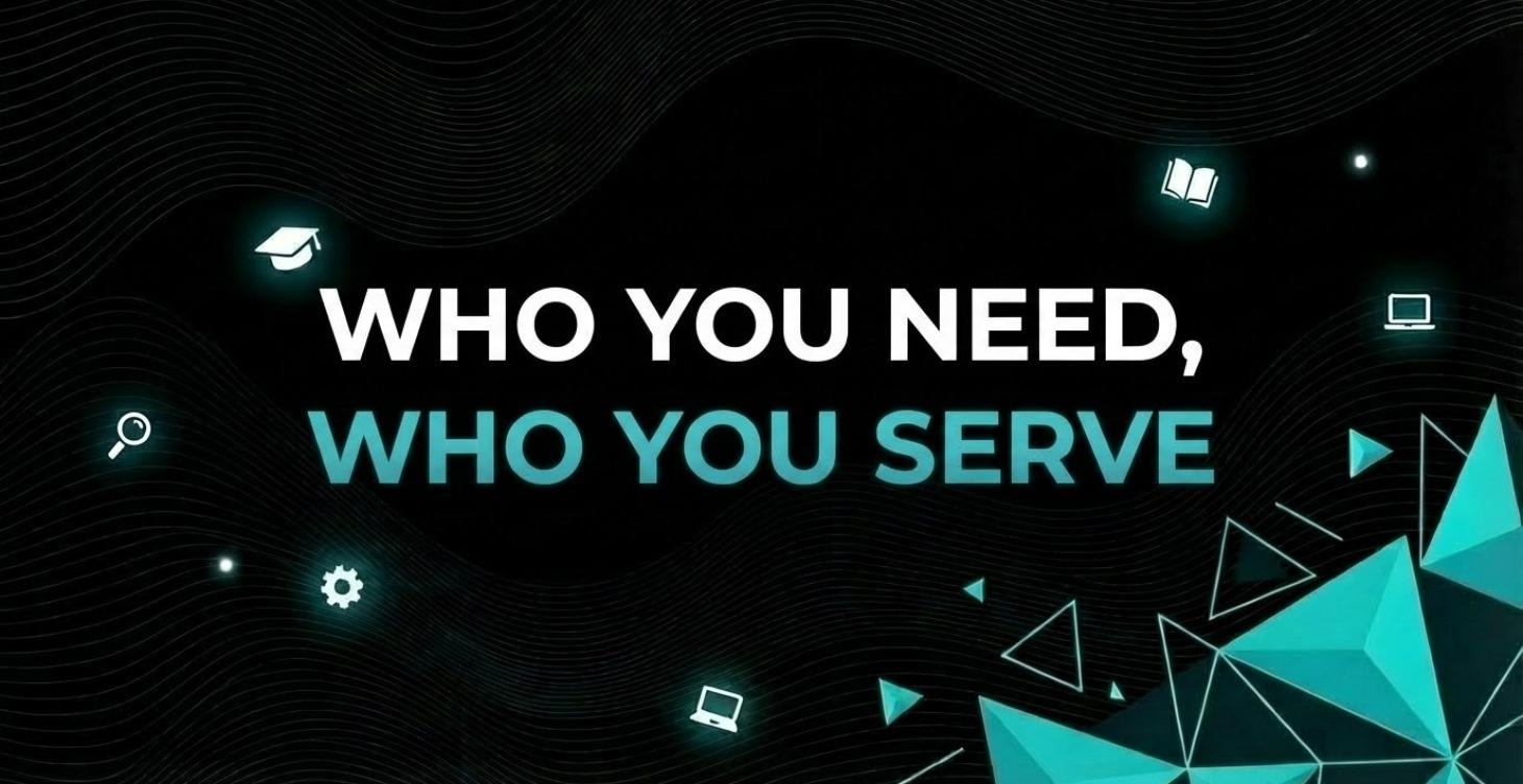 3.Who You Need, Who You Serve