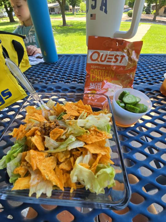 Great weather for a picnic at the park
