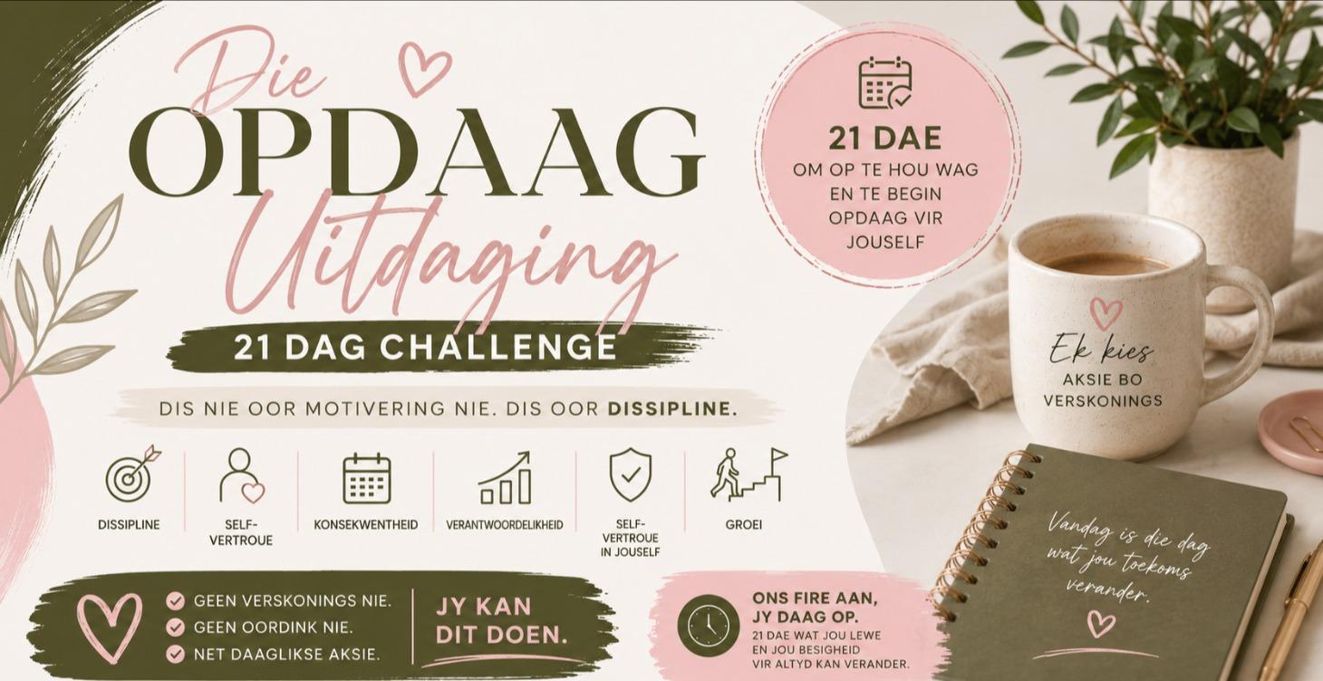 21 Day Challenge Die Opdaag Uitdaging