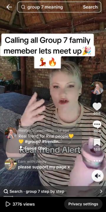 Group 7 Trend🎉🎉🤩