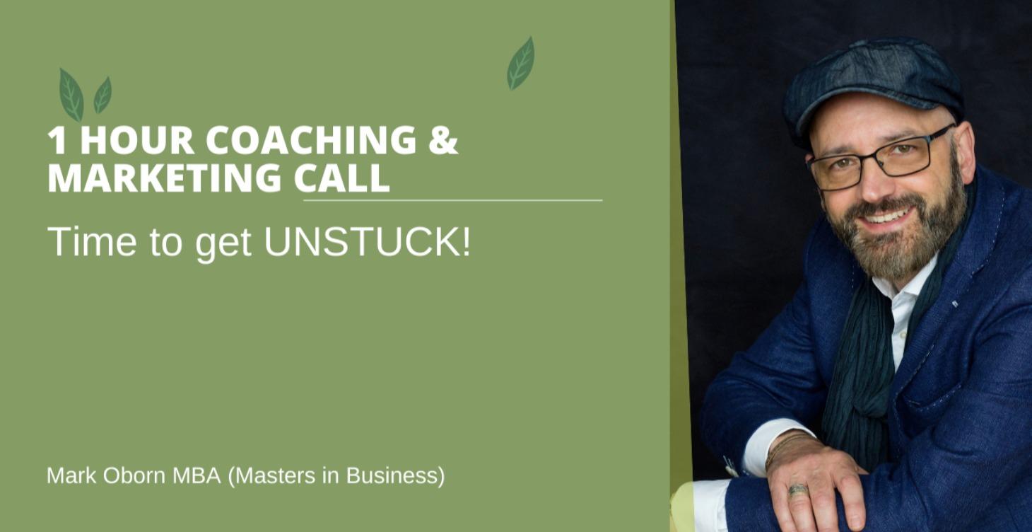 1 hour Marketing & Coaching call