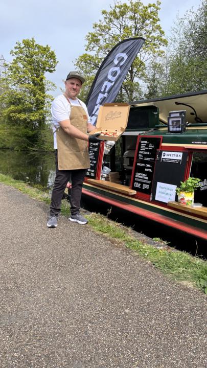 Hi from Lola the Cafe boat