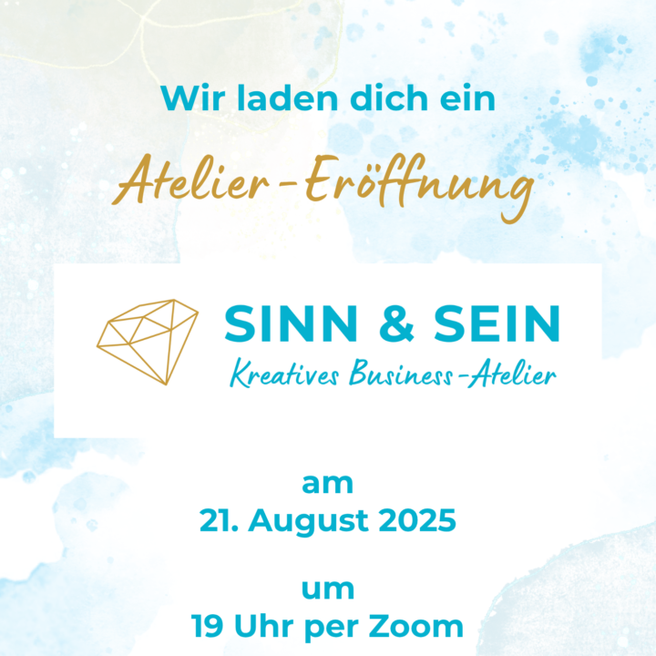 Wenn sich zwei zusammentun.... der offizielle Startschuss unseres Kreativen Business-Ateliers
