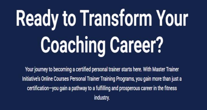 Master Trainer Initiative