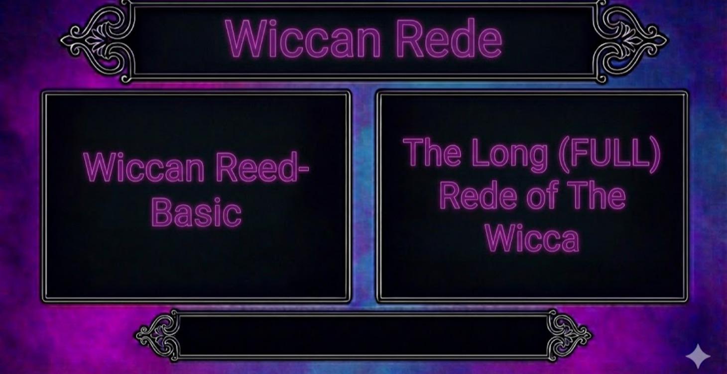 The Wiccan Reed