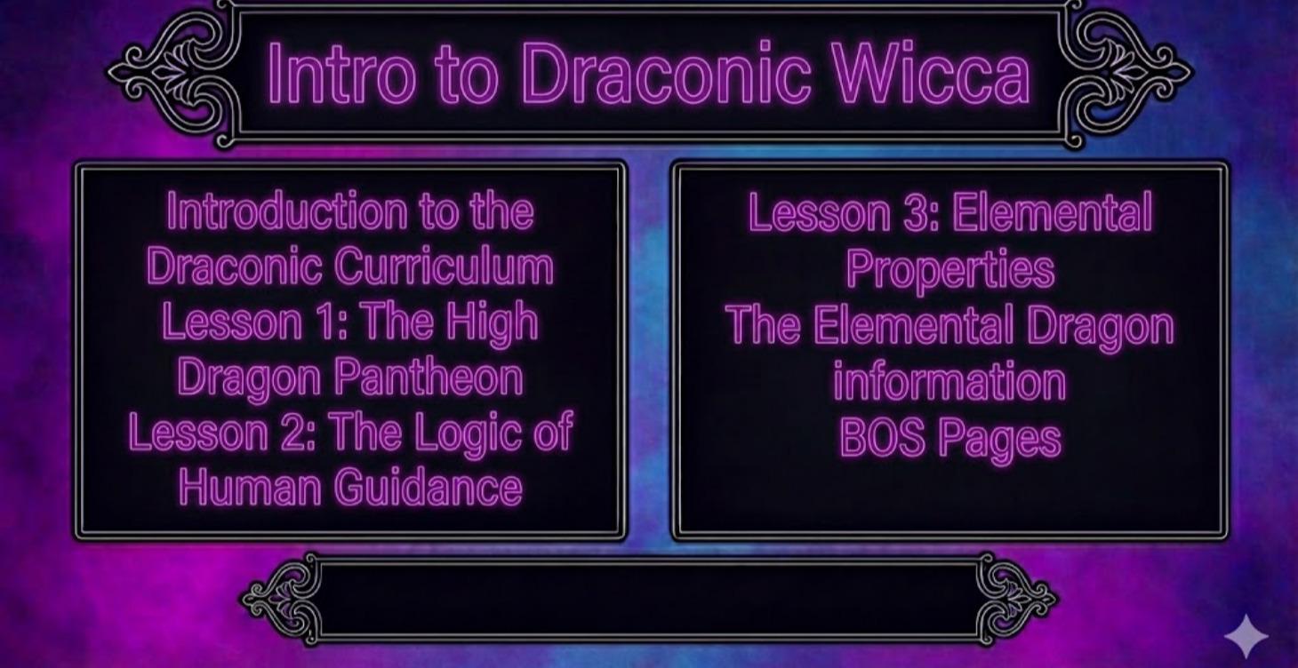 Intro to Draconic Wicca