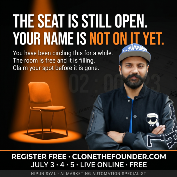 ATTENTION Community📢 : July 3-4-5 · Online · FREE AI Workshop.👇