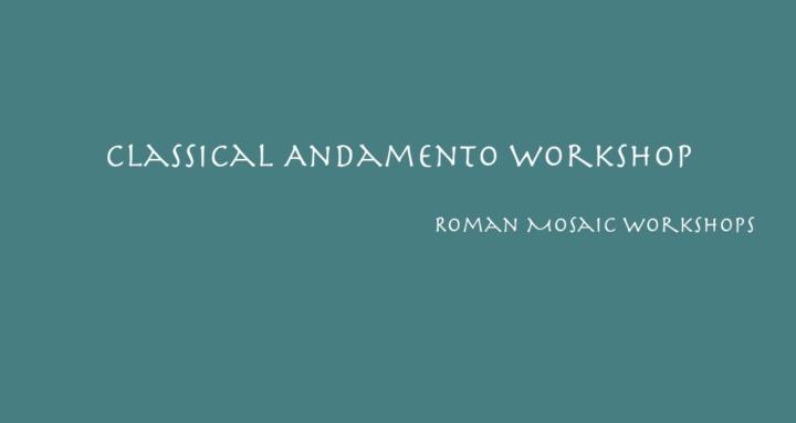 Classical Andamento Workshop