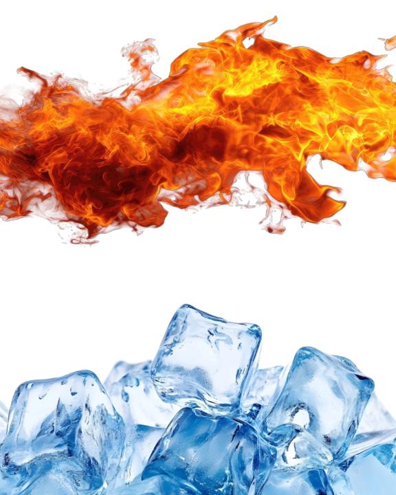 Let’s talk about HOT versus COLD as symbols