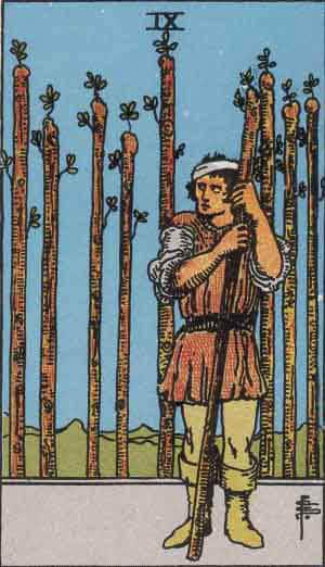 DIY tarot— the 9 of Wands