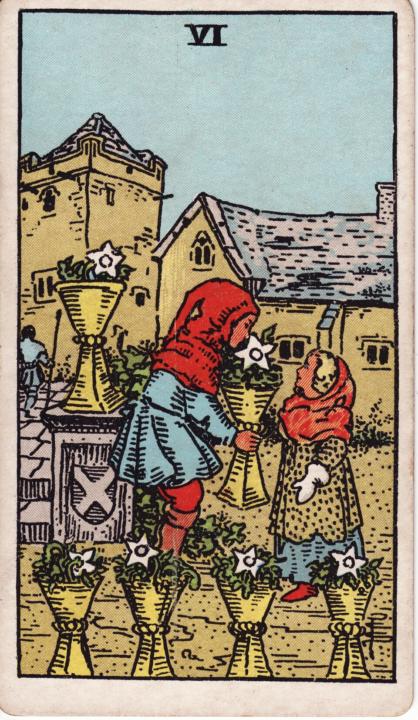 DIY Tarot -- The 6 of Cups