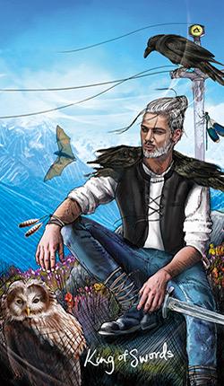 Tarot Card of the Day - the King of Swords