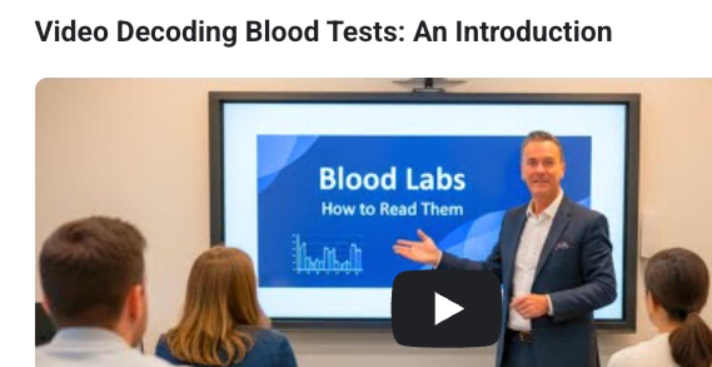 Video Decoding Blood Tests: An Introduction