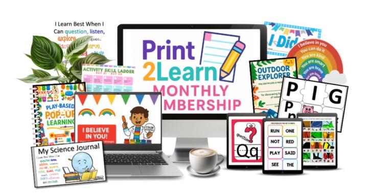 Print2Learn Monthly