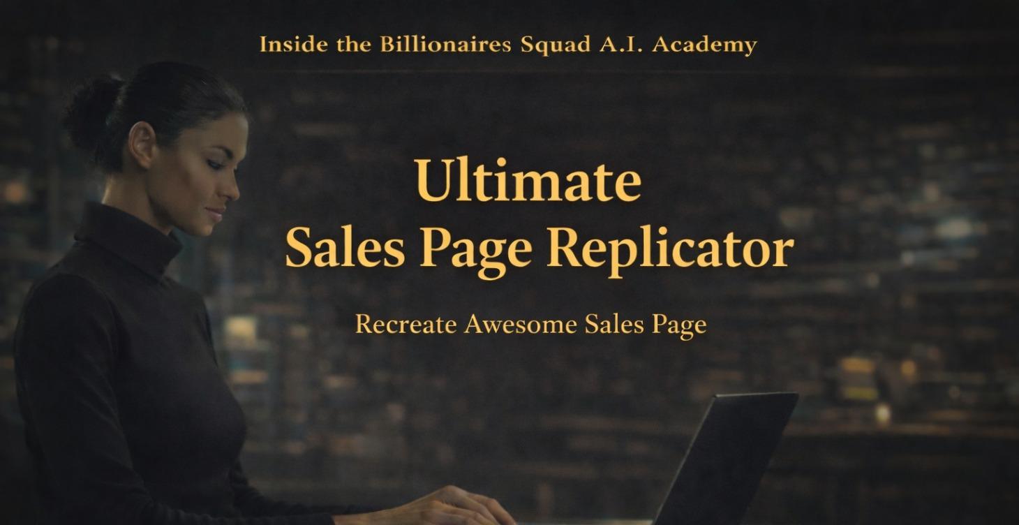 Ultimate Sales Page Replicator