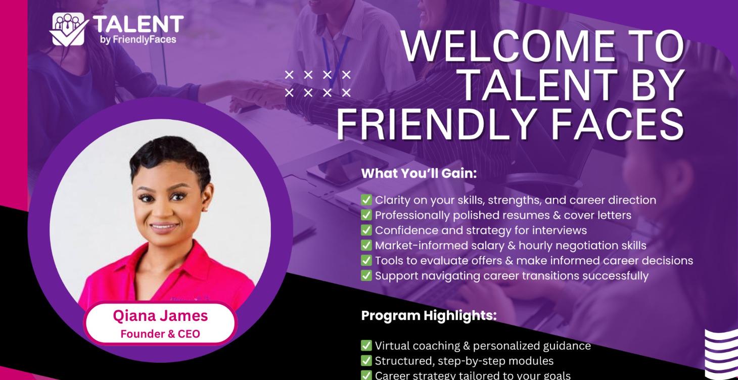 Welcome to Talent by Friendly Faces