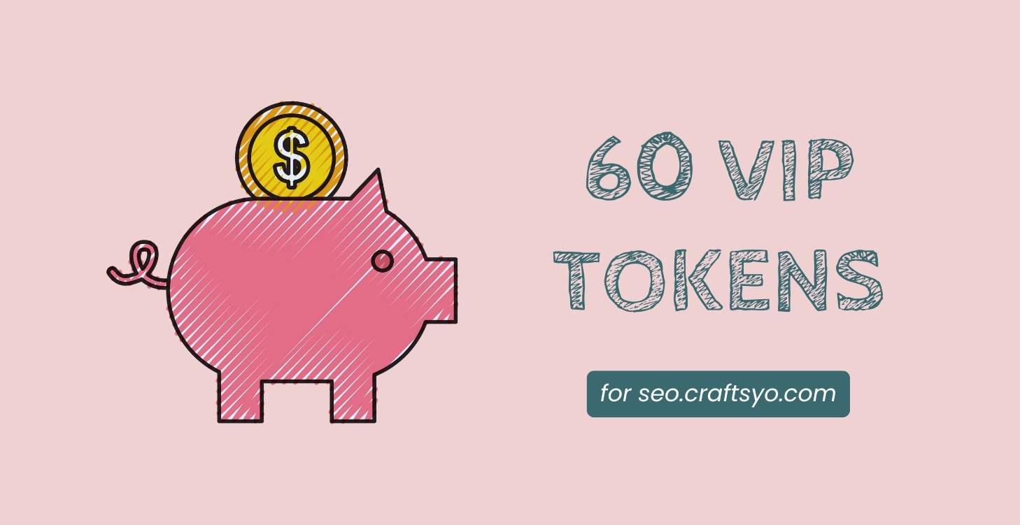 60 Craftsyo Tokens