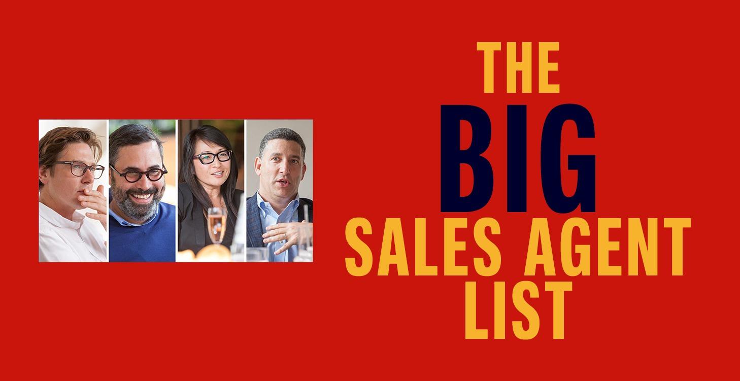 THE BIG SALES AGENTS LIST