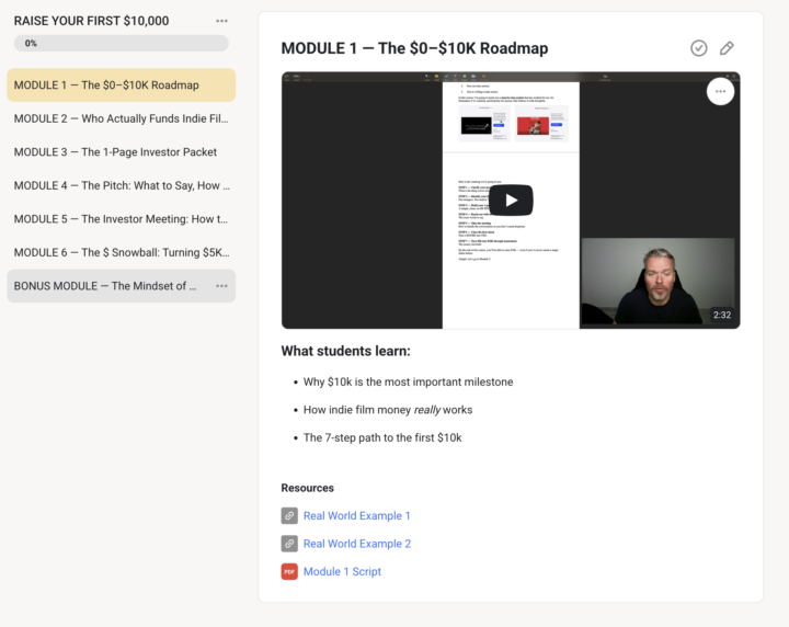 NEW COURSE ALERT! How to RAISE $10,000