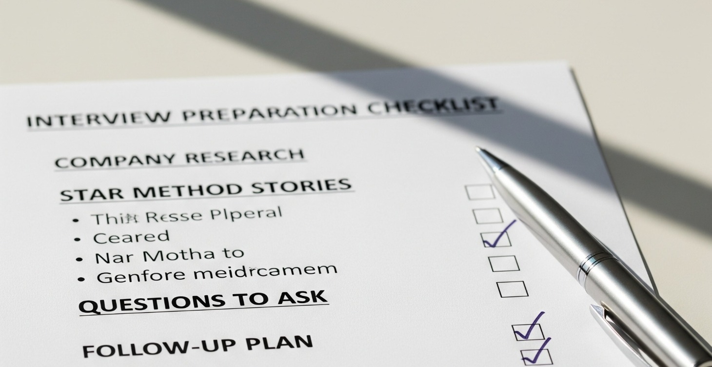 Interview Checklist