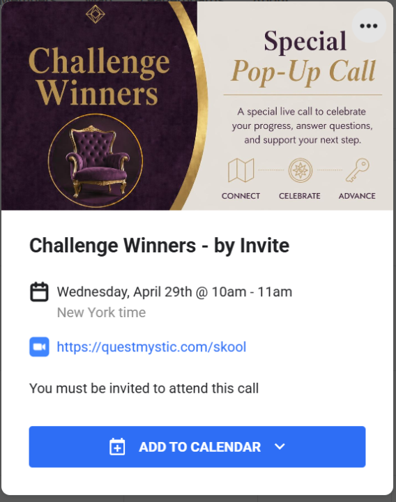 Attention Challenge Winners!