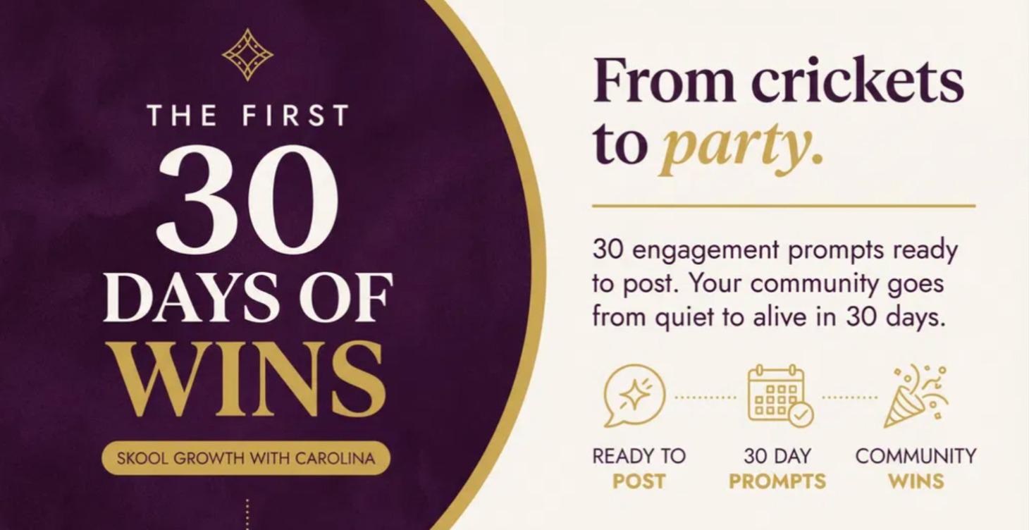 The First 30 Days of Wins
