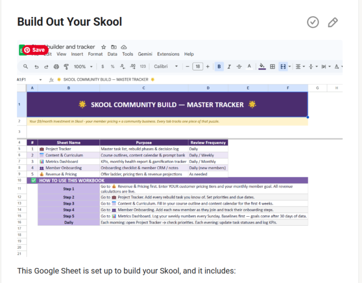 VIP ONLY: New Resource To Help You Build Your Skool