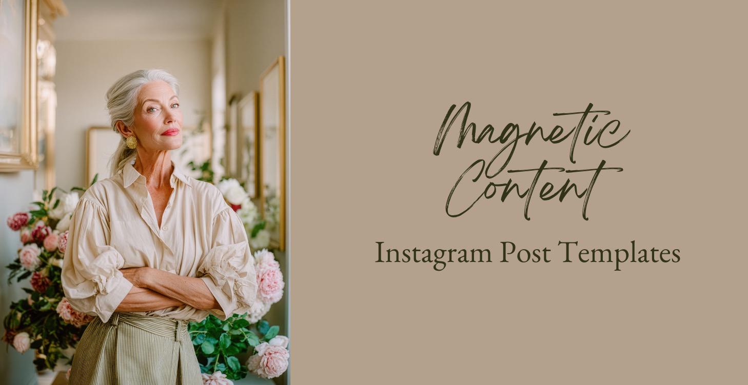 Magnetic Content - Instagram Post Templates