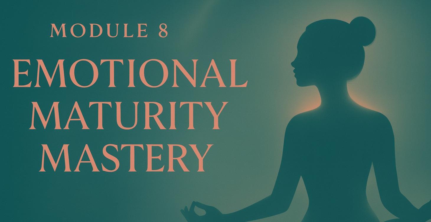 Module 8: Emotional Maturity Mastery