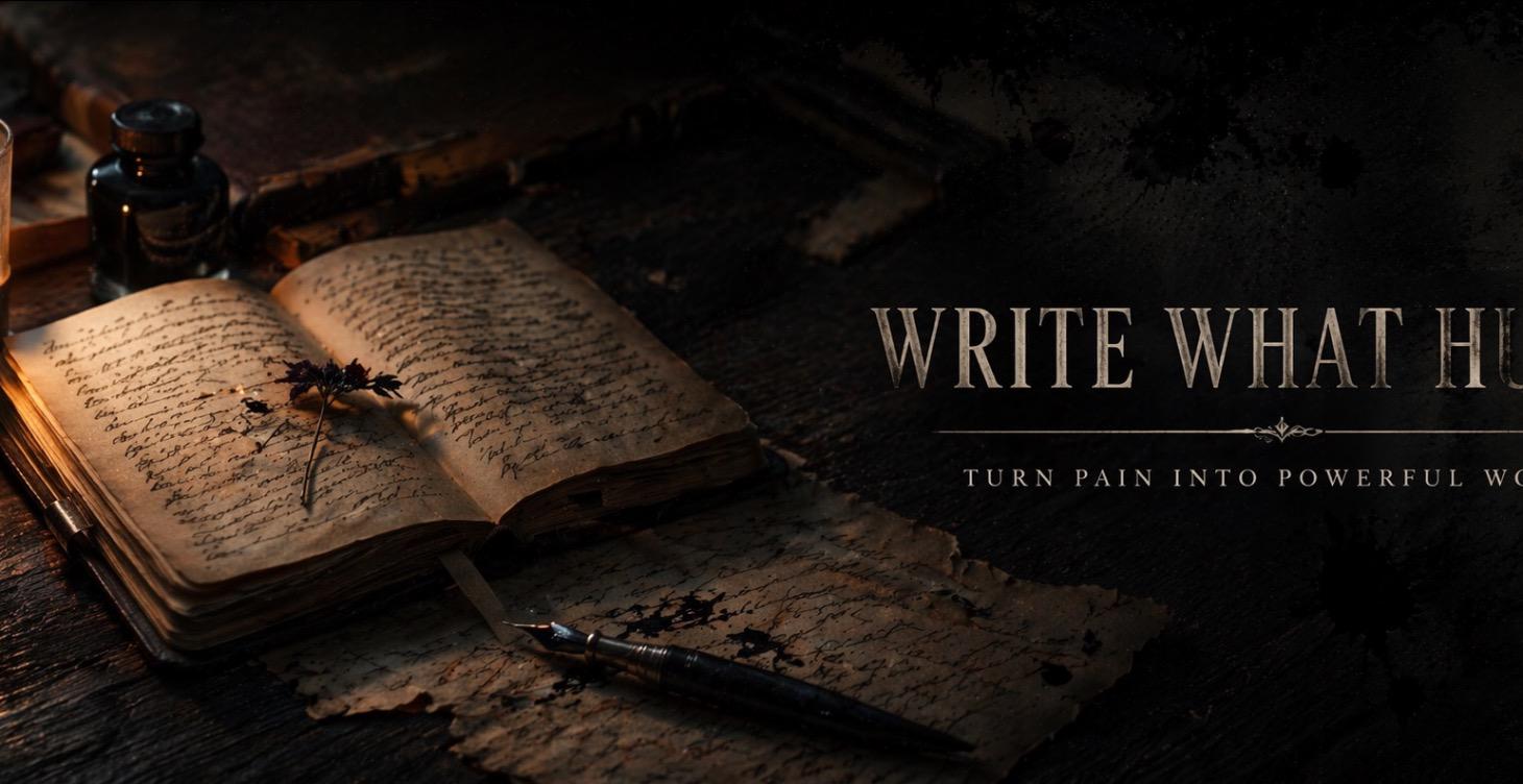 Write What Hurts.