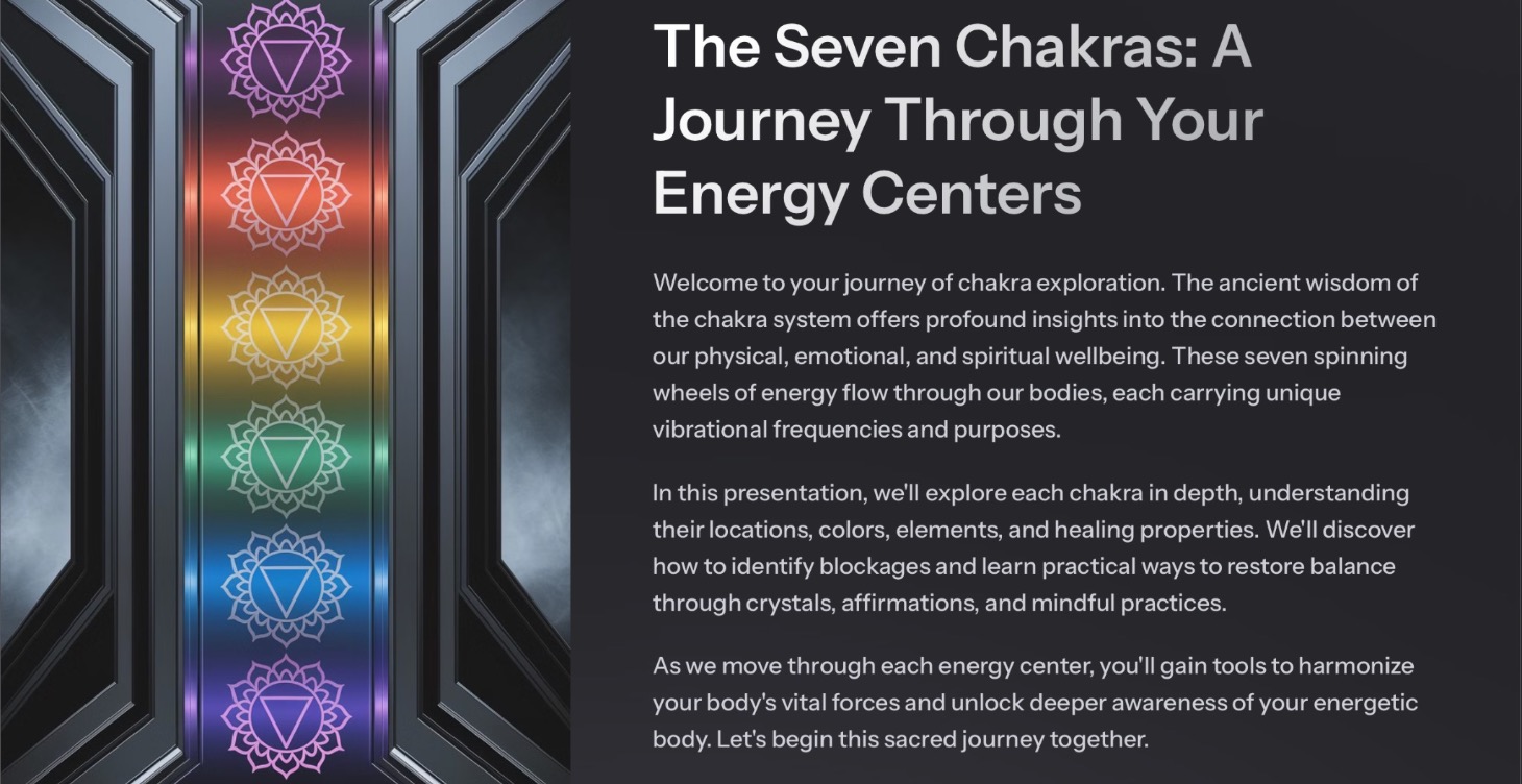 ✨ Crystal Energy & Chakras 💎🌈