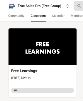 Free Learnings (In Classroom) - Dive in! 