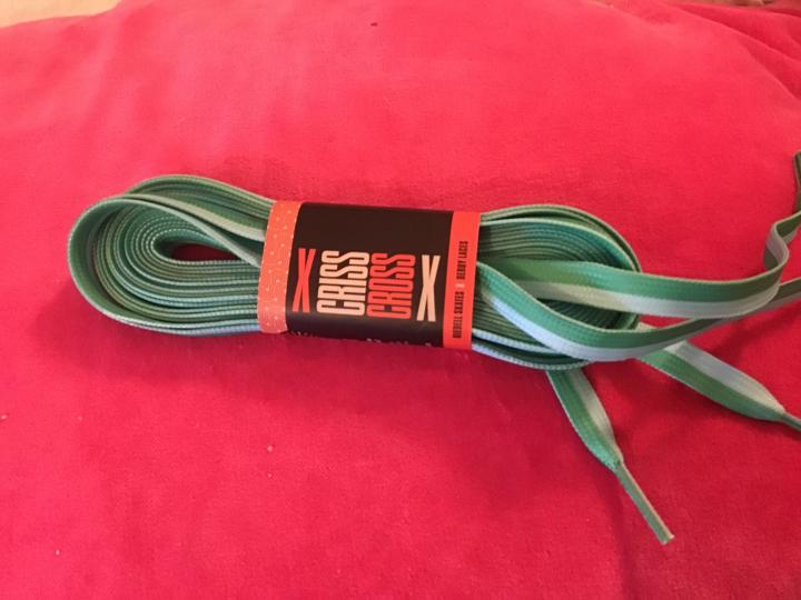 Give away FREE new Riedell Criss Cross Duos laces 