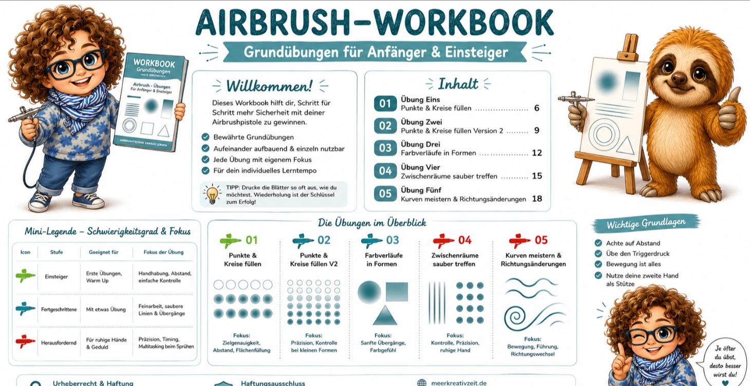 Airbrush Workbook Grundübungen