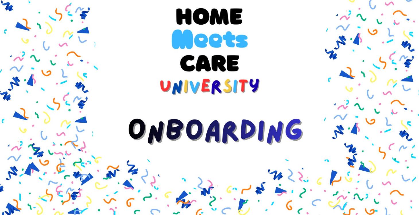 Onboarding, Start Here!