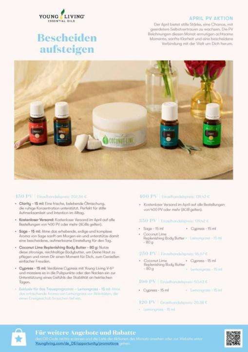 April Promotion Young Living Team PostYL