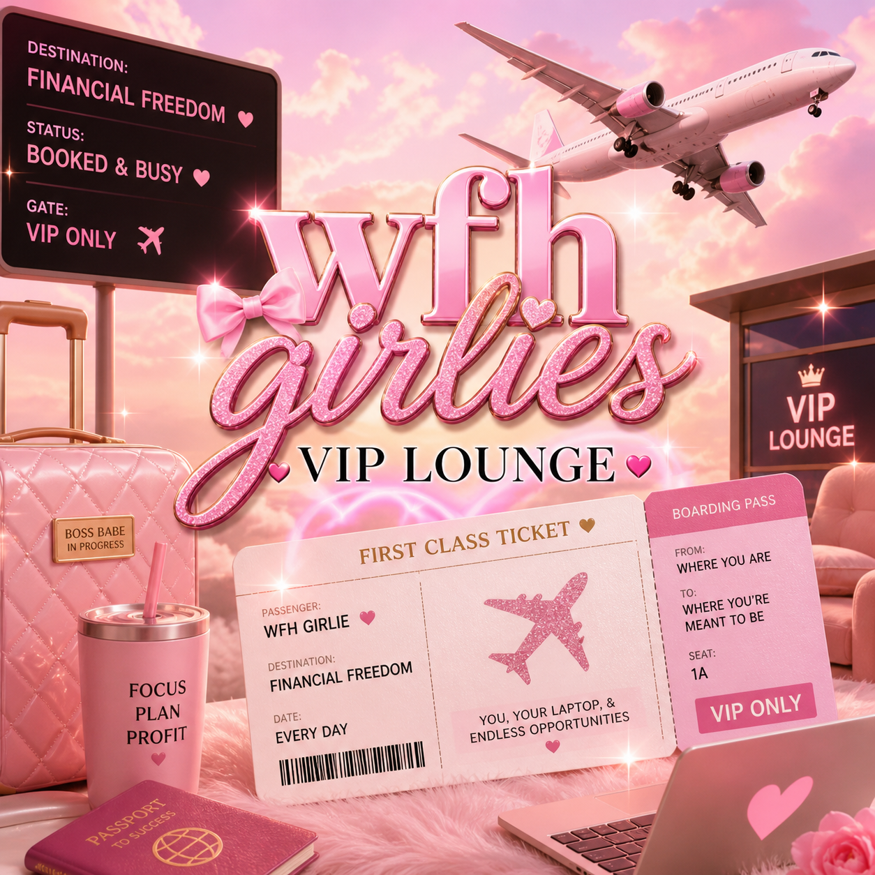 WFH Girlies VIP Lounge💻💖
