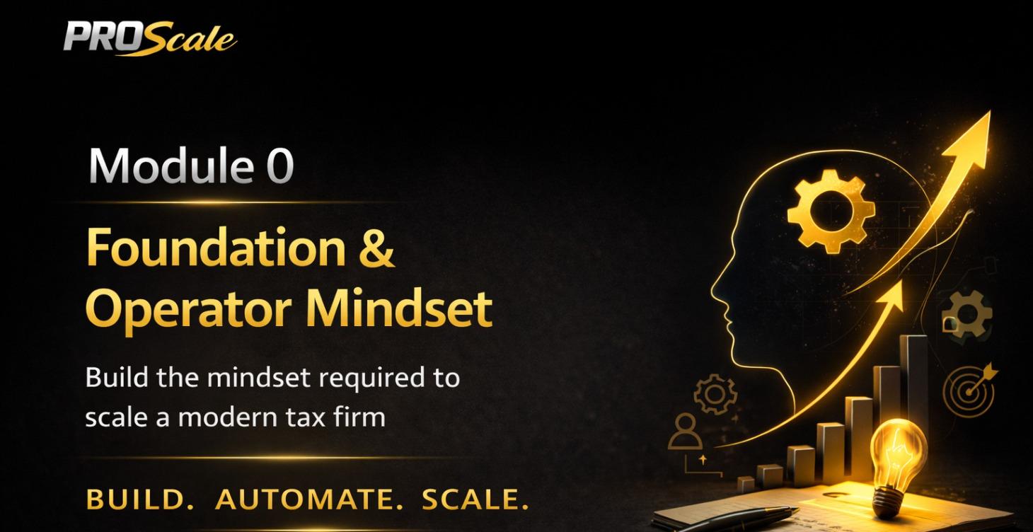 MODULE 0 — Foundation & Operator Mindset
