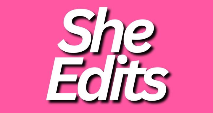 She Edits With Descript