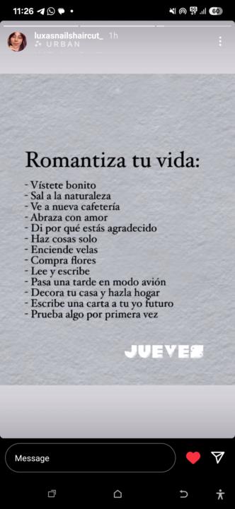 Romanticemos nuestra Vida