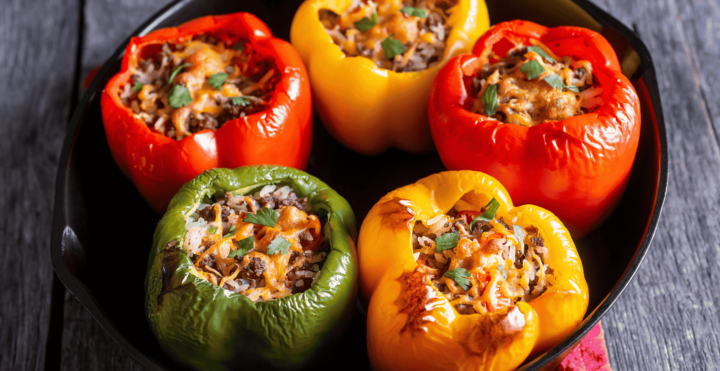🍴 Recipe: Turkey & Veggie Stuffed Peppers