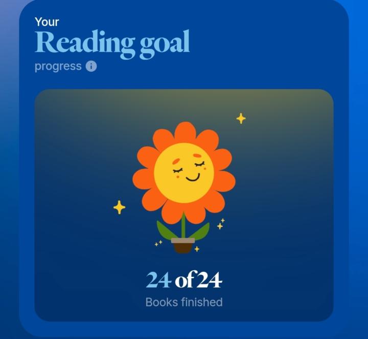 Completed my reading goals