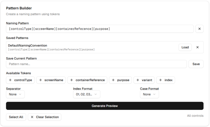 PowerApps Naming Convention Tool
