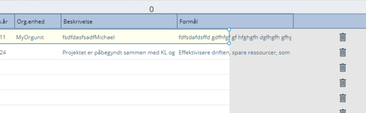 Gallery width restrictions or error