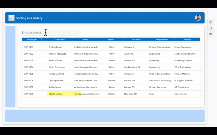 New Content: Smart Multi-Field Search in Power Apps