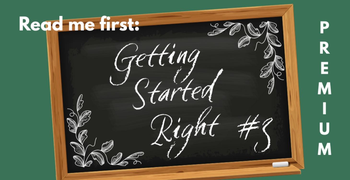 📌 Getting Started Right #3