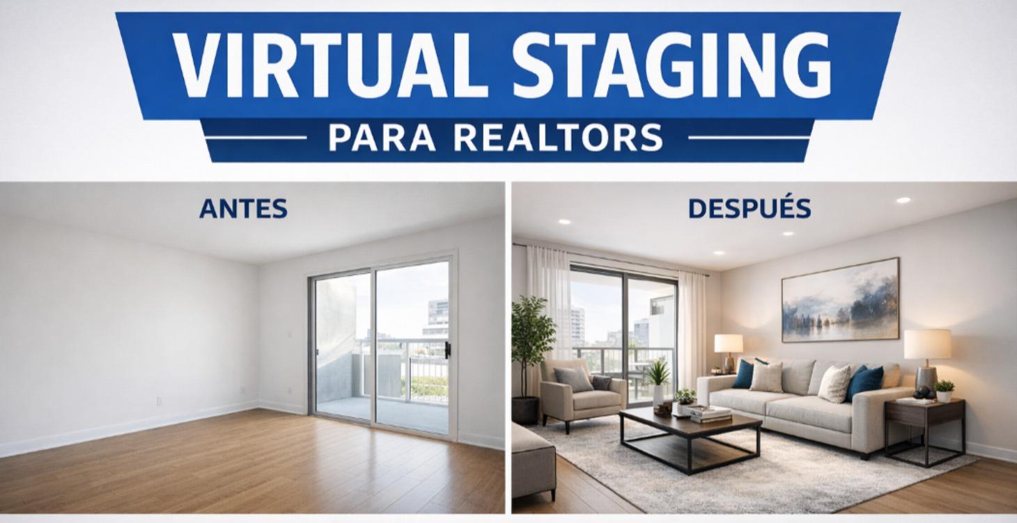 VENDE MÁS RÁPIDO CON VIRTUAL STAGING